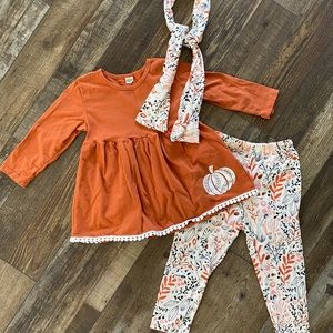 Thanksgiving/Fall 3 piece outfit